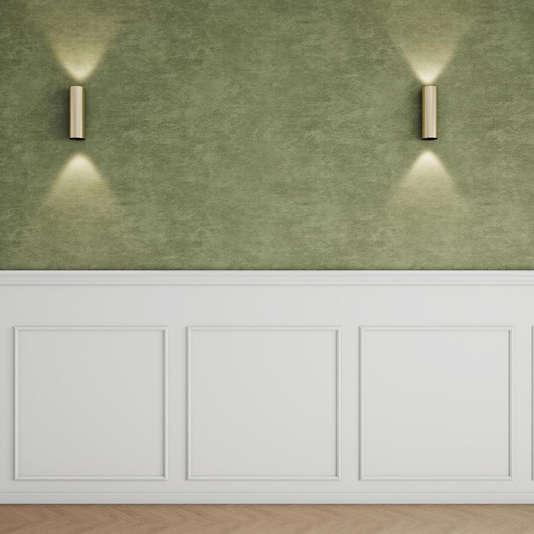 Colingmill 3 Set Accent Wall Molding Kit Premade Wainscoting Panels Wall Molding Peel and Stick Panel White Pre Cut Trim for Walls Picture Frame Molding for Home Decoration(31.5x31.5 Inch)