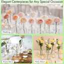YOUEON 16 Pack Clear Glass Bud Vases, Small Bud Vases in Bulk, Glass Flower Vases for Centerpieces, Vintage Decorative Bottle Vases for Flowers, Home Decor, Wedding Reception, Office