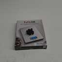 Taylor 11lb Stainless Steel Digital Kitchen Scale, Ultra-Thin, Silver