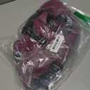 Warm Dog Winter Coat, Fashion Pet Cold Weather Jacket with Built-in Harness, Reflective & Adjustable Comfortable Pet Vest, Windproof Apparel for Small Medium Large Dogs (Purple)