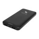 Power Bank 10000 mAh with USB-C and Dual USB-A Ports Black