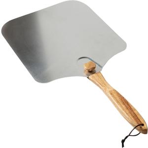 Old Stone Pizza Kitchen Aluminum Pizza Peel with Collapsible Wooden Handle, 14x16-Inch