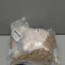 LINENLUX 1 Pack 3 Soft Dog Blanket Washable Warm Fleece Cat Blankets for Pet Puppy Fluffy Calming Flannel Brown/White/Blue Small