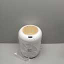 Pukomc Smart Sensor Wastebasket, Convenient and Hygienic Easy to Use, Technology Sensor Waterproof Wastebasket Plastic Trash can for Kitchen, Bathroom, Bedroom, Living Room, Office and Outdoor (1 Pack, white)