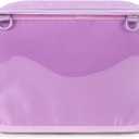 STEAMEDBUN Ita Bag Crossbody Small Ita Purse Pin Display Bag with Insert (Purple)