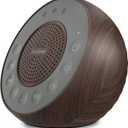 Housbay White Noise Machine with 31 High Fidelity Soothing Sounds, 5W High Power Loud Enough Speaker, Easy Volume Control, Sleep Timer, Sound Machine for Baby, Kids, Adults, Light Sleeper -Wood Grain (Dark Walnut)