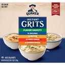 Quaker Instant Grits, 4 Flavor Variety Pack, 0.98oz Packets,44 Count (Pack of 1) (EXP 12/05/26)