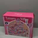 KLADNDER Doll House for Girls  6Story 23 Rooms Dollhouse Large Princess Playhouse with Led Lights Includes Dolls Puppies Furniture Accessories Easy Assembly Toy for Girls 612 Year Olds