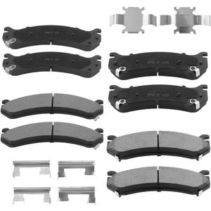 D785 D784 Front & Rear Ceramic Brake Pads Set Fit For Chevrolet Silverado 1500 Silverado 1500 HD For GMC Sierra 1500 Sierra 1500 HD Sierra 3500 HD Yukon XL 2500 For Hummer H2