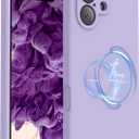 FireNova Magnetic for iPhone 17 Case, Compatible with MagSafe, [Integrated Silicone Camera Control Button] [Camera Protection] Anti-Scratch Microfiber Lining Phone Case, 6.3", Clove Purple