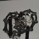 Cimkiz Crampons Ice Cleats Traction Snow Grips for Boots Shoes Women Men Anti Slip 19 Stainless Steel Spikes Safe Protect for Hiking Fishing Walking Climbing Mountaineering