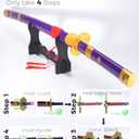 Cold Blade Katana Sword - 41 inches Katana Replica with Holster Belt and Display Stand - Sword with Authentic Design