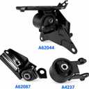 3PCS Engine & Transmission Mount Set for Toyota Yaris 06-2011 & 2015-2017,