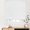 LazBlinds 100% Blackout Roller Shades, No Tools No Drill Cordless Blinds for Windows, Thermal Insulated UV Protection Privacy Window Shades for Bedroom (36''W x 72''H, White)