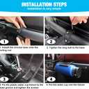 2 x Z8 Cup Holder, with Metal Clip, Replacement for UTV,ATV,Wrangler,Motorcycle,Bicycle, Boat, etc., Compatible with Yeti ramber20/26/30 oz, Hydro Flasks 32/40 oz,and Other 3.4"-3.7" Bottles (medium size)