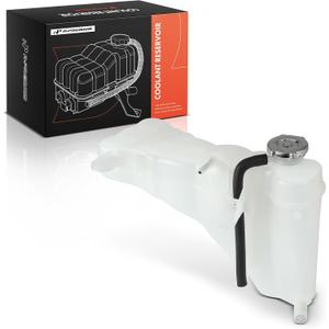 A-Premium Front Pressurized Engine Coolant Reservoir Tank with Cap & Tubing Compatible with Dodge Charger, Challenger & Chrysler 300, 2011-2023, Overflow Tank Reservoir