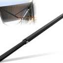 675364 RV Awning Pitch Arm 33" Compatible with Solera Regal 63" Awning Arm Assemblies, Black Aluminum, Anti-Rust-Resistant Powder-Coated
