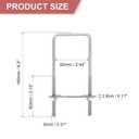 uxcell 2Sets 304 Stainless Steel Square U-Bolts, 2.44" (62mm) Inner Width 6.3" (160mm) Length M8 with Nuts, Frame Plate, Gasket for Automobiles Trailer, Ski Boat, Fishing Boat, Pipelines