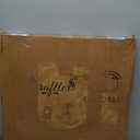 24 Inch Metal Wall Clock for Living Room Bedroom Decor | Cut Out Roman Numeral Medium Wall Clocks | Hand Crafted Analog Watches Home Office Farm House (Black)