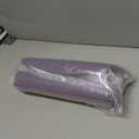 Toddler Booster Seat for Dining Table, PU Washable Double Safe Straps Non-Slip Bottom Booster Seat Cushion, Strong Support Portable Travel Booster Seat for Chair (Purple)