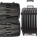 VinGardeValise Grande Wine Suitcase  12-Bottle Travel Luggage, TSA-Approved, Durable Hard Shell, Shockproof Foam, Secure Bottle Protection for Enthusiasts & Collectors - Black