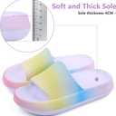 Youecci Cloud Slides for KidsShower Slippers Bathroom Pool SandalsBoys Girls Comfy Thick Sole SlippersSummer Non-Slip Beach Shoes, Size 35