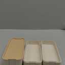 Rarapop Pink Stackable Bento Box Japanese Lunch Box Kit with Spoon & Fork, 3-In-1 Compartment Wheat Straw Meal Prep Containers for Kids & Adults