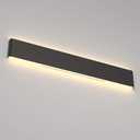 Ralbay 39.3inch Modern Black Vanity Light Fixtures LED Bathroom Wall Light Up and Down Bathroom Lighting Fixtures Warm White Light 3000K