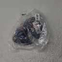 Max Fun Halloween Mask Glowing Gloves for Halloween Costume Cosplay Party Led Light Up Scary Masks for Halloween Party (B- Blue)