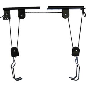 Bike Lift Hoist for Garage Ceiling, Heavy Duty Ceiling Mountain Bicycle Hanger Pulley Rack 100 lb Capacity