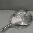 Titanium Pan, 12 Inch Pure Titanium Hammered Pro frying pan with Lid, Non-Toxic Skillet for Cooking, PFAS/PFOA/PTFE Free Cookware, Dishwasher&Oven Safe, Kitchen Induction Compatible