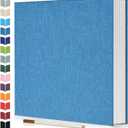 Photo Album Self Adhesive Scrapbook,Large Photo Book for 4x6,5x7,8x10 Pictures,DIY Album for Baby Wedding Family Travel Birthday,with Metallic Pen and Scraper 11.5"x10.6"40pages (Blue)