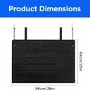 Rear Bumper Protector, 38 X 25 Inch Bumper Guards for Cars Foldable Universal Bumper Guard for Preventing Bumper of SUVs, Trucks and Vans from Scratches While Unloading and Loading