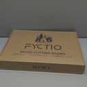 Cutting Board Set, Acacia Wood Checkered Cutting Boards for Kitchen, 3 pcs Chopping Board with Juice Grooves & Handles, Butcher Block Serving Tray for Meat, Vegetables and Fruits with Gift Box