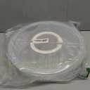 11.5 Inch Clear Pie Containers With Lids and Handle Round Pie Carrier Reusable 2 Compartments Pizza box Leftover Pizza Keeper for Food Cake Cheesecake Tortilla Pastry (1PCS)