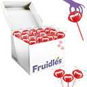 Fruidles Halloween Vampires Fangs Tattoo Lollipop Suckers Candy, Great for Goody Party Bag Fillers, Individually Wrapped (5 Pounds (Bulk))