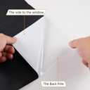 Finnez Blackout Window Privacy Film No Glue Necesary Static Cling,Anti-UV,Black Window Film 100% Light Blocking for Home Or Office