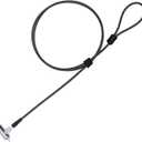 I3C Laptop Cable Lock Hardware Security Cable Lock Anti Theft 6.7FT Cable Lock Compatible with Laptop Anti-Theft Security Locking Cable Compatible for Wedge Type Slot(6 * 2.5mm)