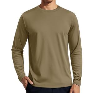 TACVASEN Men's Rash Guard Shirts Fishing Long Sleeve UV Sun Protection SPF Shirt UPF 50+ Lightweight Beach Dull Cyan, Small