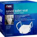 Carex Raised Toilet Seat B304-00 1 Each (Pack of 1)