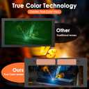 Large Viewing Screen Welding Mask, DEECOZY True Color Solar Automatic Dimming Color Changing Head-Mounted Welding Mask for Grinding Welder, Medium