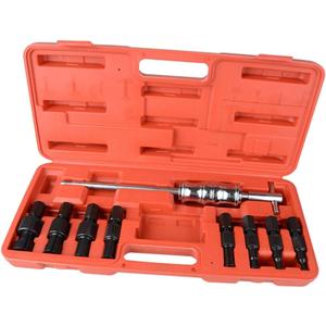 Angoily 9pc Large Sheet Metal Tool Repair Puller Set Hub Puller Bearing Puller Slide Hammer Auto Sheet Metal Tool Blind Hole Kit