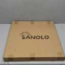 SANOLO 20x20 White Oak Picture Frame | Poster Frames | Picture Frames for Wall | Square Frame Poster Hanger | Large Picture Frames | Poster Frame | Square Picture Frame | Puzzle Frame