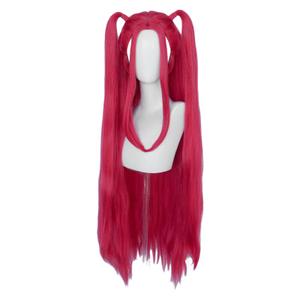 Topcosplay Female Rose Red Anime Cosplay Wig Halloween Carnival Party Wig