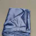 BEDELITE Satin Pillowcase for Hair and Skin, Super Soft and Cooling Similar to Silk Pillow Cases 2 Pack with Envelope Closure, Gift for Women Men(20"x26" Standard Size, Airy Blue)