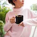 Coffee Mugs, 15 oz Mug Set of 4, Large Stoneware Coffee Mugs for Latte, Hot Tea, Cocoa, Milk, Juice, Modern Coffee Cups Boho Unique Style for Any Kitchen, Suitable for Housewarming Gift, Multi-color