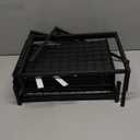 REALINN Under Sink Organizer, L-Shaped 2 Tier Pull Out Cabinet Organizer for Kitchen and Bathroom, Slide Out Under Cabinet Storage, Metal Under Sink Storage with Sliding Drawer, 50 lbs, Black 2 Pack