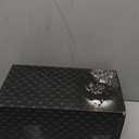 White Gold Waterfall Single Hole Vanity Sink 2 Tone Brass Unique Modern Bathroom Faucets, Luxury Elegant Hollow 1 Handle Faucet, Basin Tap for RV Bar Laundry with Pop up Drain, Sink Romodel