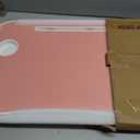 FISYOD Foldable Laptop Table, Portable Lap Desk Bed Table Tray, Laptop Stand with Cup Holder & Tablet Slot & Lifting Handle for Working Writing Drawing & Eating (Pink)