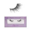 Lilly Lashes Sheer Band, False Eyelashes with Invisible Band Lashes, Half Lashes Natural Look, Half Lash Cateye Style, Reusable Eyelashes 20x, Lash Glue not Included, 13.5mm (Enticing)